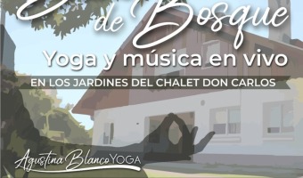 BAO DE BOSQUE: YOGA Y MSICA EN VIVO EN EL CHALET DE DON CARLOS